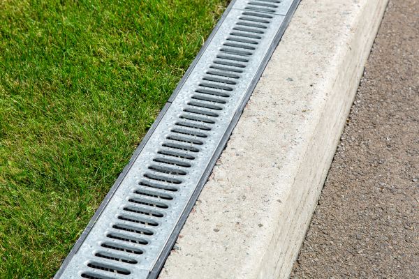 Courtyard Drain Installation in Olympia